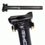 TIJA DE SILLIN THOMSON ELITE RECTA  330 mm - 27.2 mm NEGRO